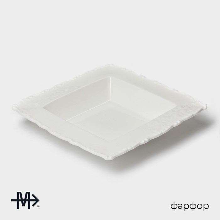 Тарелка глубокая фарфоровая Magistro Kingdom, 340 мл, 22×4 см Тарелка глубокая фарфоровая Magistro Kingdom, 340 мл, 22×4 см