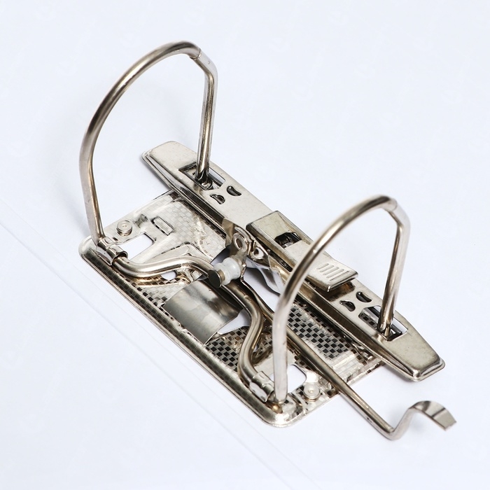 Папка-регистратор А4, 50 мм, Calligrata, ПВХ, тиснение Папка-регистратор А4, 50 мм, Calligrata, ПВХ, тиснение "лен", металлическая окантовка, карман на корешок, собранная, синяя, микс