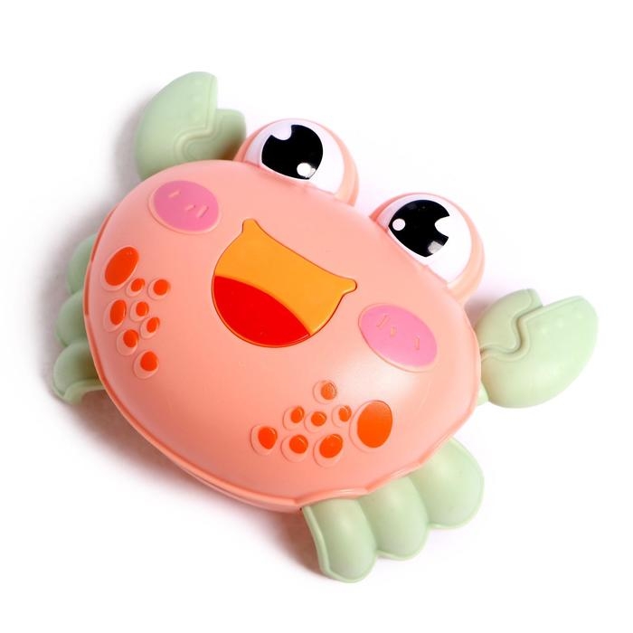 Игрушка инерционная «Крабик», двигается от нажатия, цвета МИКС Игрушка инерционная «Крабик», двигается от нажатия, цвета МИКС