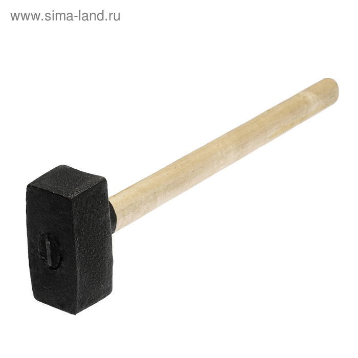 Кувалда литая ЛОМ, 4 кг, деревянная рукоятка Кувалда литая ЛОМ, 4 кг, деревянная рукоятка