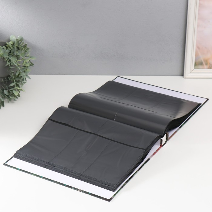 Фотоальбом на 480 фото 10х15 + 10 фото 15х21 в коробке Фотоальбом на 480 фото 10х15 + 10 фото 15х21 в коробке "Цветы" 35х31х6 см