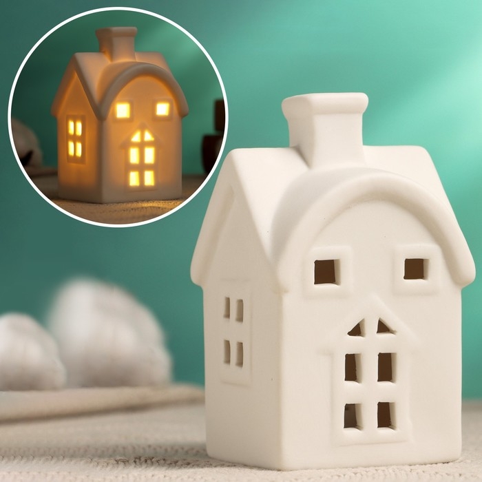 Фигура с подсветкой  Фигура с подсветкой "Домик" 6х6х10см, 2/LR41