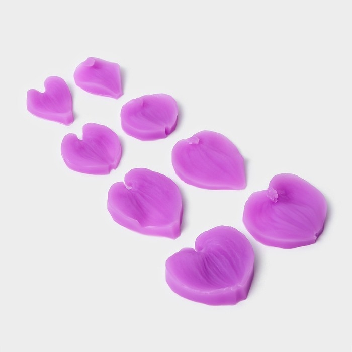 Набор молдов «Листья», силикон, 4 пары, цвет МИКС Набор молдов «Листья», силикон, 4 пары, цвет МИКС