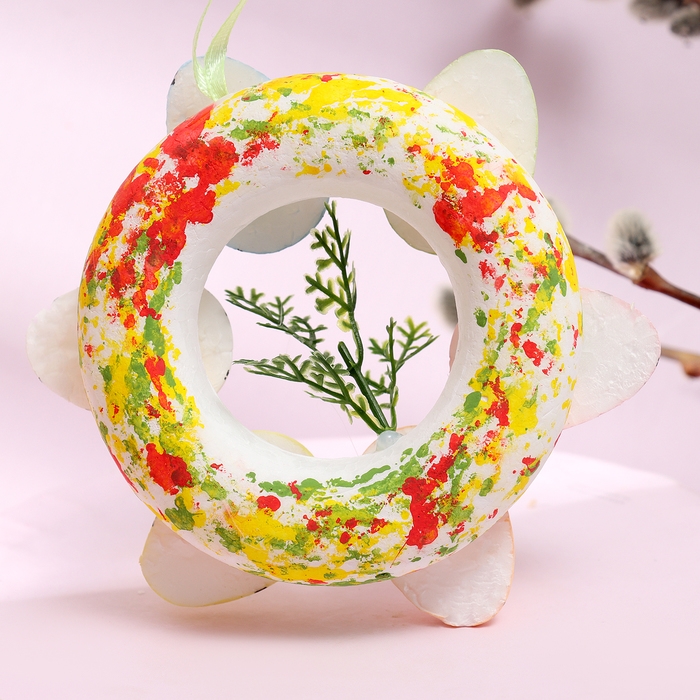 Декоративная пасхальная подвеска «Яйца» 12 × 12 × 3 см