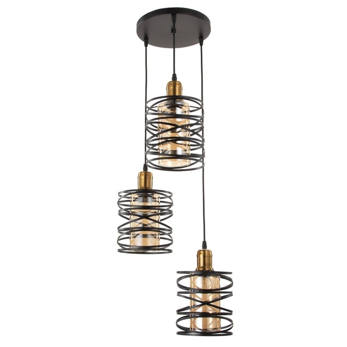 Светильник 2096/3BK E27 40Вт черный Светильник 2096/3BK E27 40Вт черный