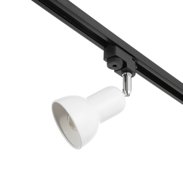 Светильник трековый Светильник трековый "Мудрец" Е27 40Вт белый 9х9х19,5см