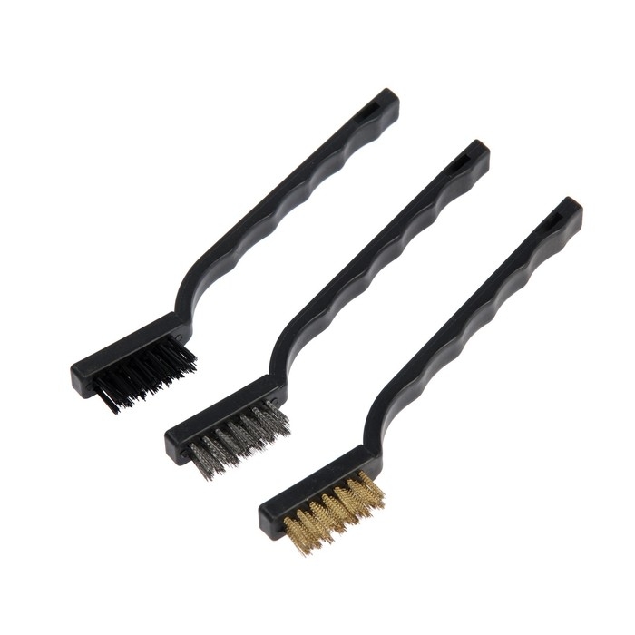 Набор щеток металлических ручных ТУНДРА, пластиковые рукоятки, малые, 3 шт. Набор щеток металлических ручных ТУНДРА, пластиковые рукоятки, малые, 3 шт.