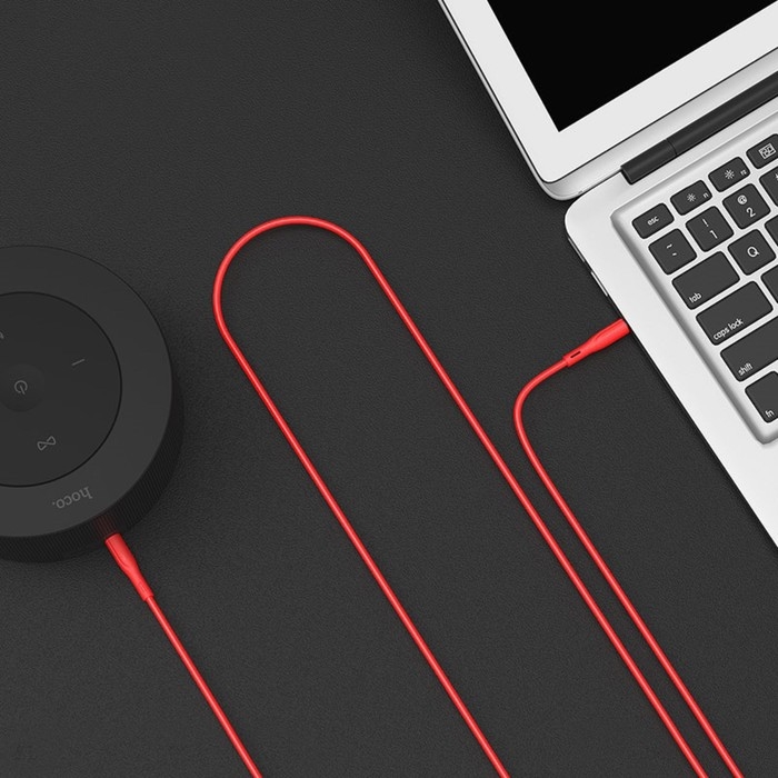 Кабель аудио AUX Borofone BL1 Audiolink, Jack 3.5 мм(m)-Jack 3.5 мм(m), 1 м, красный Кабель аудио AUX Borofone BL1 Audiolink, Jack 3.5 мм(m)-Jack 3.5 мм(m), 1 м, красный