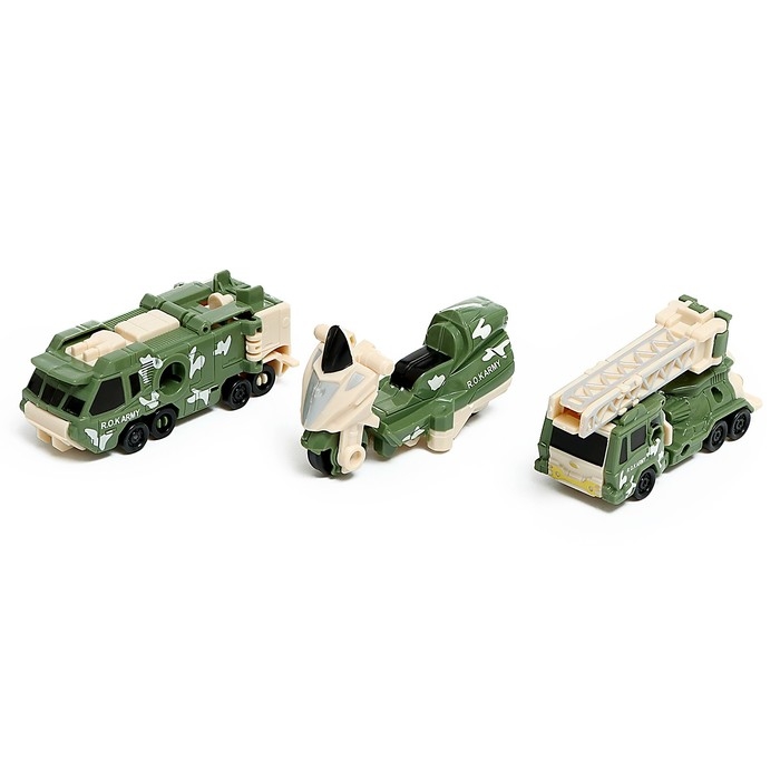 Робот «Военный вертолёт», трансформируется, собирается из 3-х машинок Робот «Военный вертолёт», трансформируется, собирается из 3-х машинок