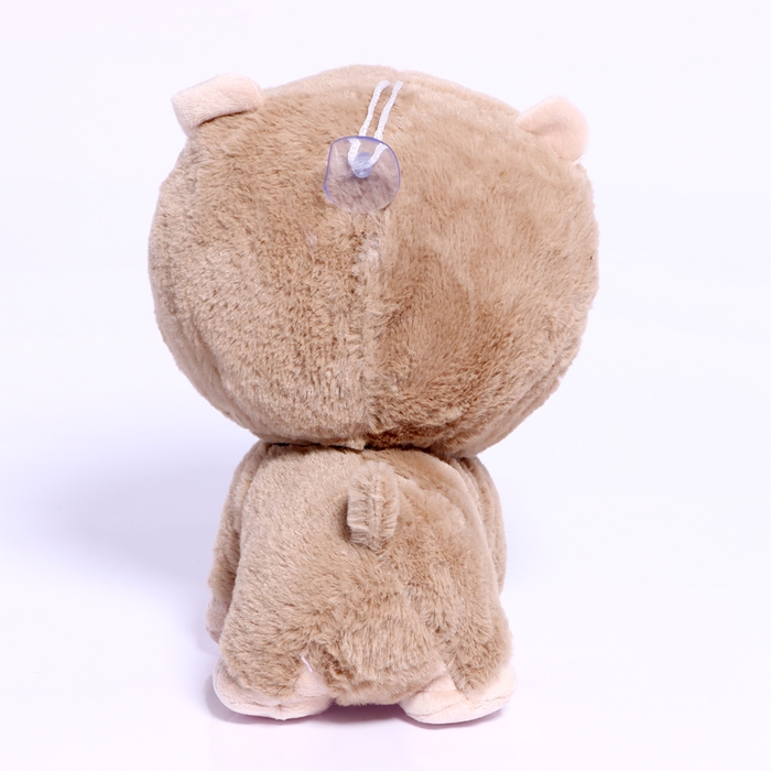 Мягкая игрушка «Собака» с бабочкой, 22 см, цвет бежевый