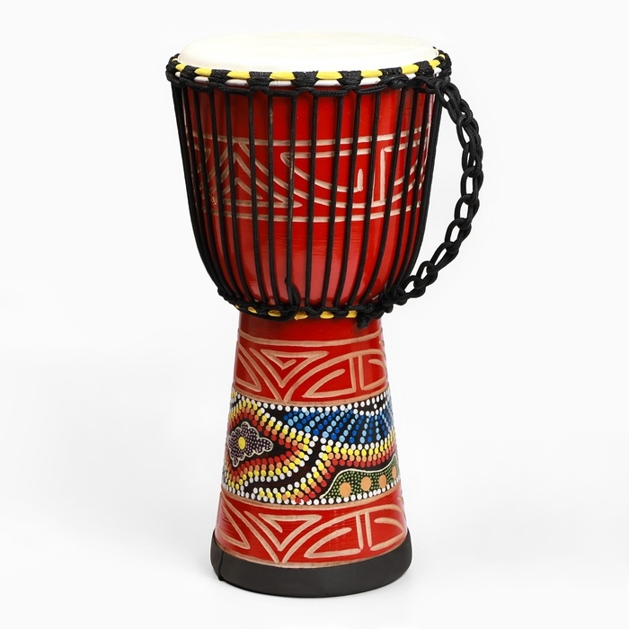 Барабан Джембе Барабан Джембе "Цветок", 23 х 50 см, коричневый