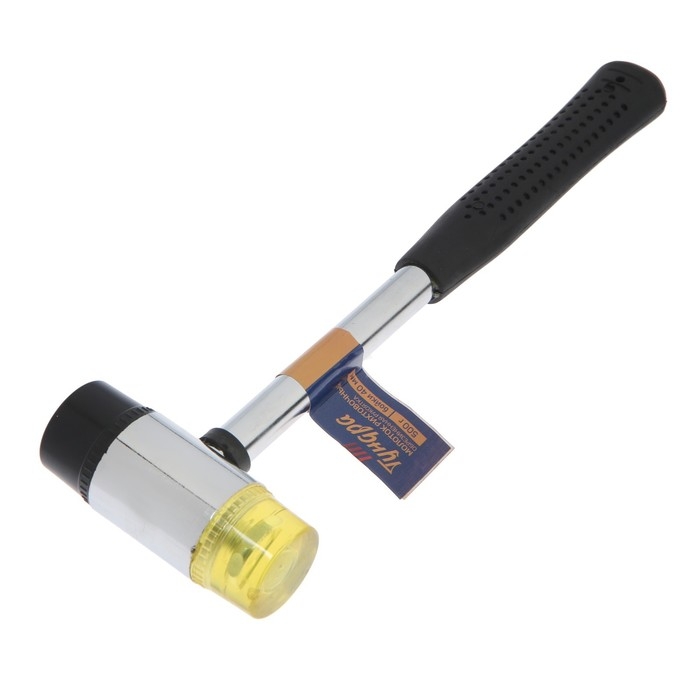 Молоток рихтовочный ТУНДРА, металлическая обрезиненная рукоятка, бойки 40 мм, 500 г Молоток рихтовочный ТУНДРА, металлическая обрезиненная рукоятка, бойки 40 мм, 500 г