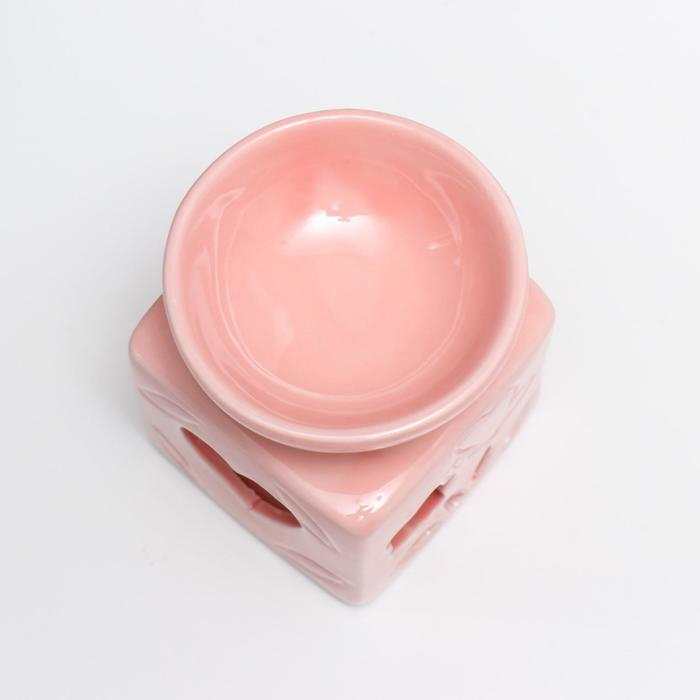 Аромалампа керамика Аромалампа керамика "Бабочка у цветка" МИКС 10х7х7 см