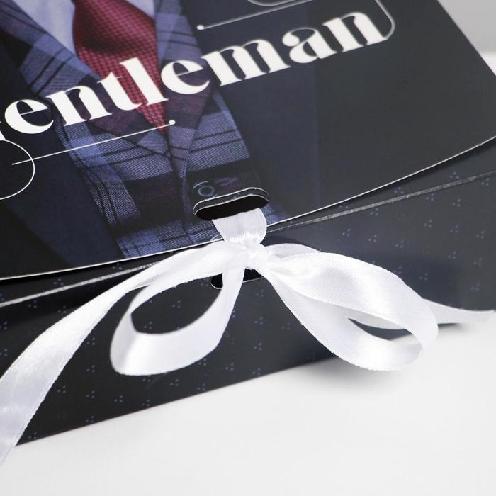 Коробка подарочная складная, упаковка, «Джентльмен», 16.5 х 12.5 х 5 см Коробка подарочная складная, упаковка, «Джентльмен», 16.5 х 12.5 х 5 см