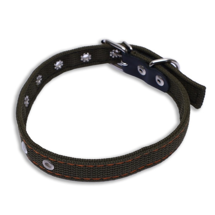 Ошейник брезентовый безразмерный двухслойный, 55 х 2,5 см, ОШ 25-45 см Ошейник брезентовый безразмерный двухслойный, 55 х 2,5 см, ОШ 25-45 см