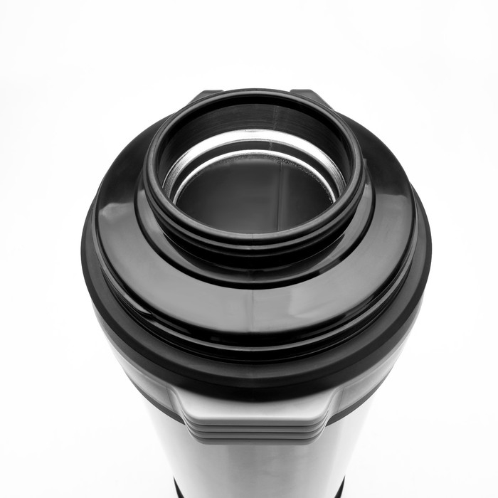 Термос, 5 л, Volume Термос, 5 л, Volume "Колумб", с двумя кружками, сохраняет тепло 24 ч, 15 х 46.7 см, хром