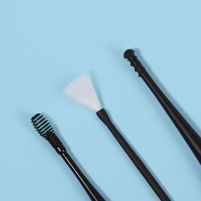 Набор д/чистки ушей 3пр 15,3*2,4*1,1см пластик/силикон цв чёрн пластик футл пакет QF Набор д/чистки ушей 3пр 15,3*2,4*1,1см пластик/силикон цв чёрн пластик футл пакет QF