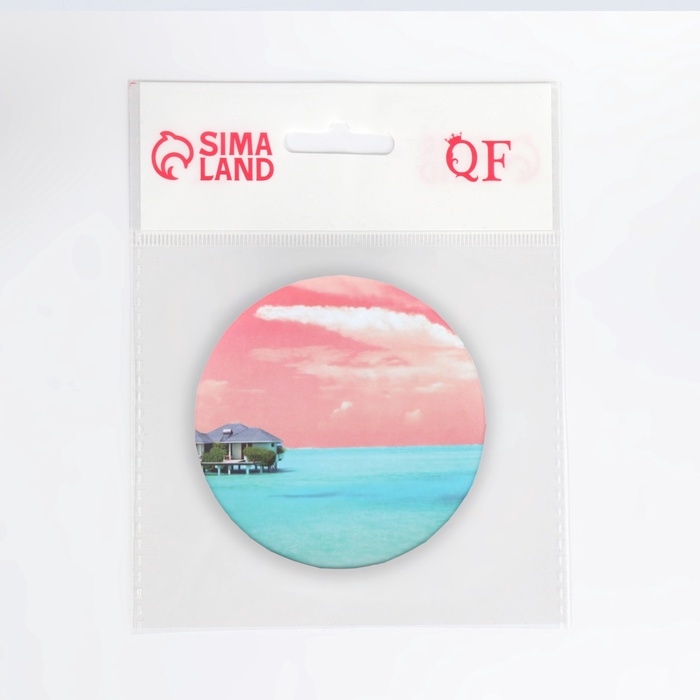 Зеркало складное (2) с/увел ПЛЯЖ d7.5см пластик/бумага вилла пакет QF Зеркало складное (2) с/увел ПЛЯЖ d7.5см пластик/бумага вилла пакет QF