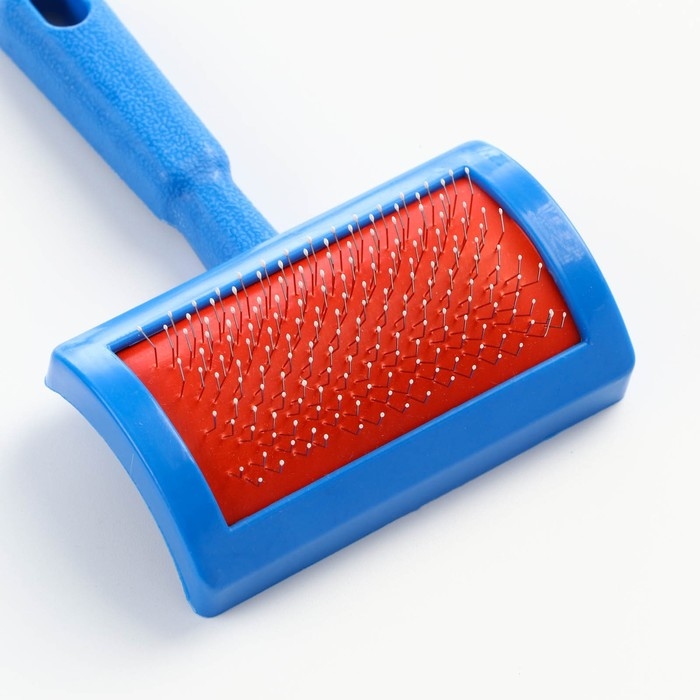 Пуходерка полукруглая малая с каплями, 8,5 х 13 см, синяя Пуходерка полукруглая малая с каплями, 8,5 х 13 см, синяя