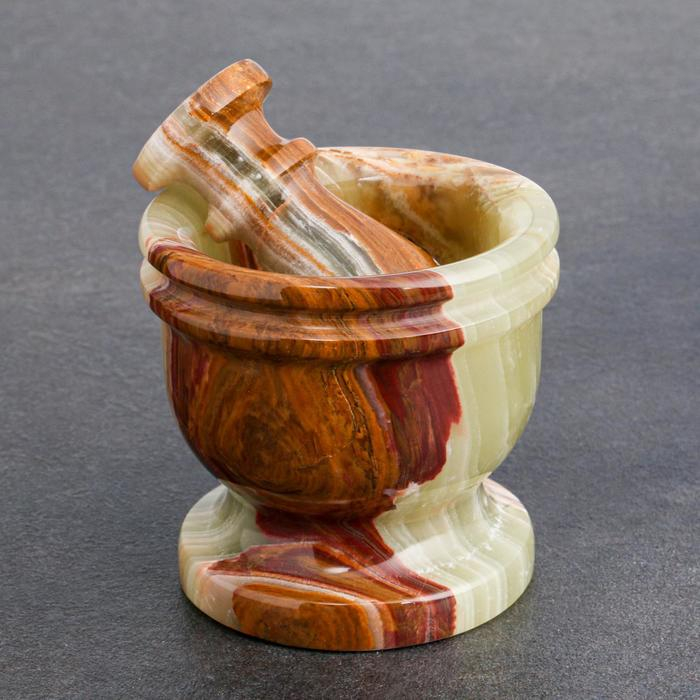 Набор ступка с пестиком, оникс 7 х 8 х 8,5 см Набор ступка с пестиком, оникс 7 х 8 х 8,5 см