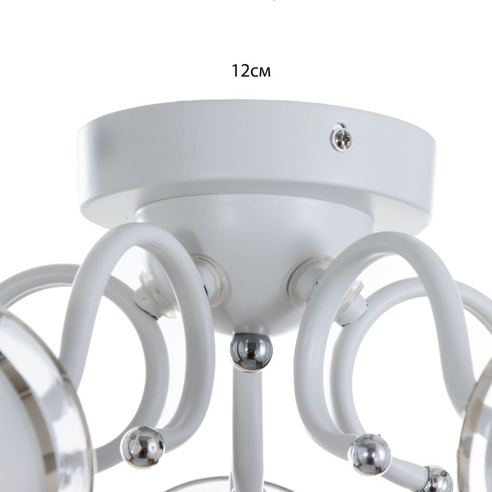 Люстра Люстра " Эмма" 5хЕ27 40Вт белый 51х51х25см BayerLux