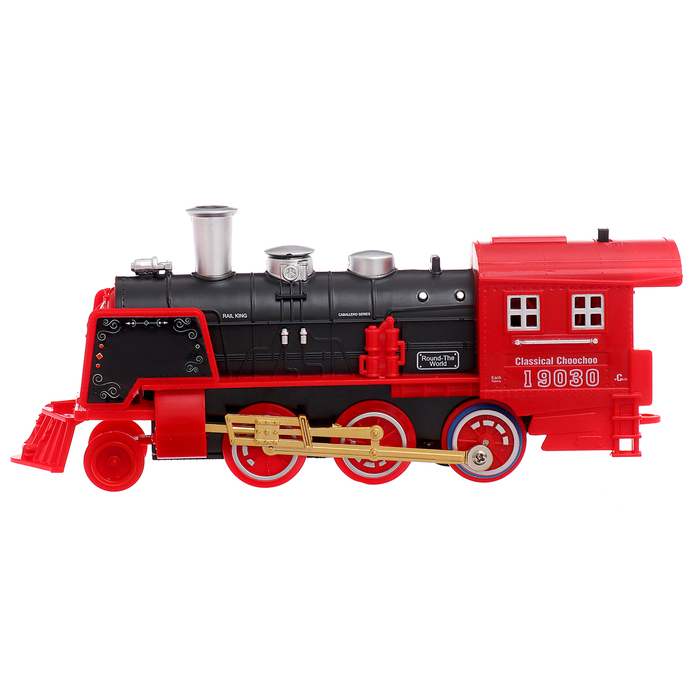 Железная дорога «Скорый поезд», радиоуправление, эффект дыма Железная дорога «Скорый поезд», радиоуправление, эффект дыма