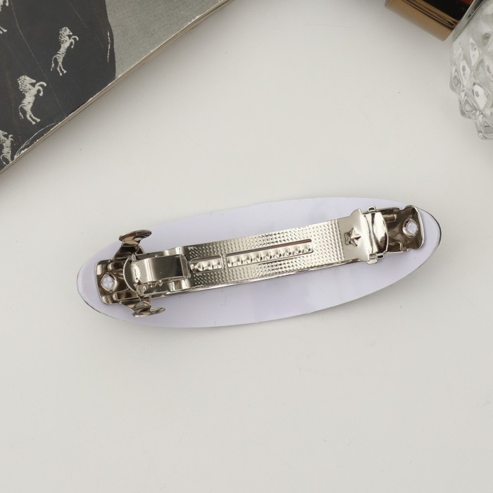 Заколка-автомат для волос Заколка-автомат для волос "Констанция" 8 см, микс