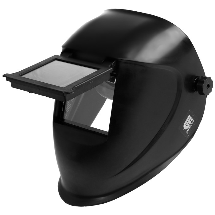 Маска сварщика  Маска сварщика "Сибртех" 89122, с откидным блоком, стекло 110х90 мм, DIN10