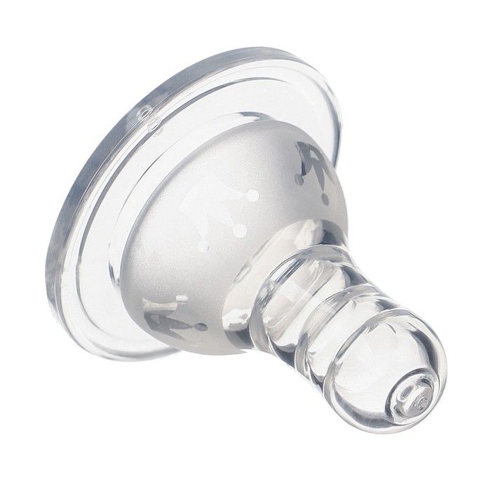 Соска на  бутылочку, антиколиковая, от 6 мес., M&B  Соска на  бутылочку, антиколиковая, от 6 мес., M&B "Корона", классическое горло,  быстрый поток, 2+1 шт