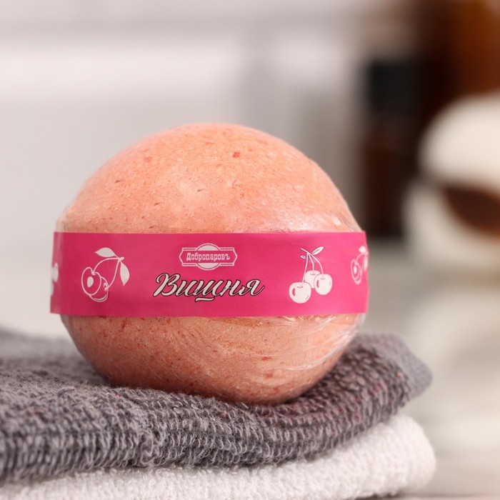 Бомбочка для ванны Бомбочка для ванны "Вишня" Добропаровъ, 110 гр