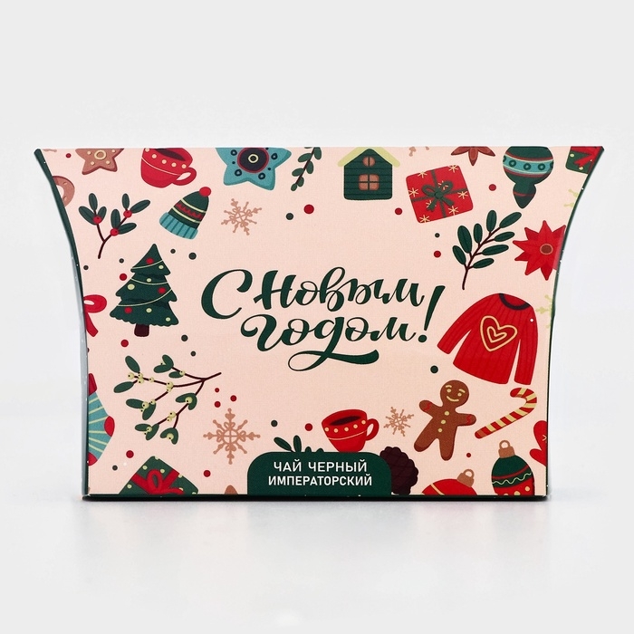 Новогодний подарочный чай черный Новогодний подарочный чай черный "С Новым годом", императорский, 20 г