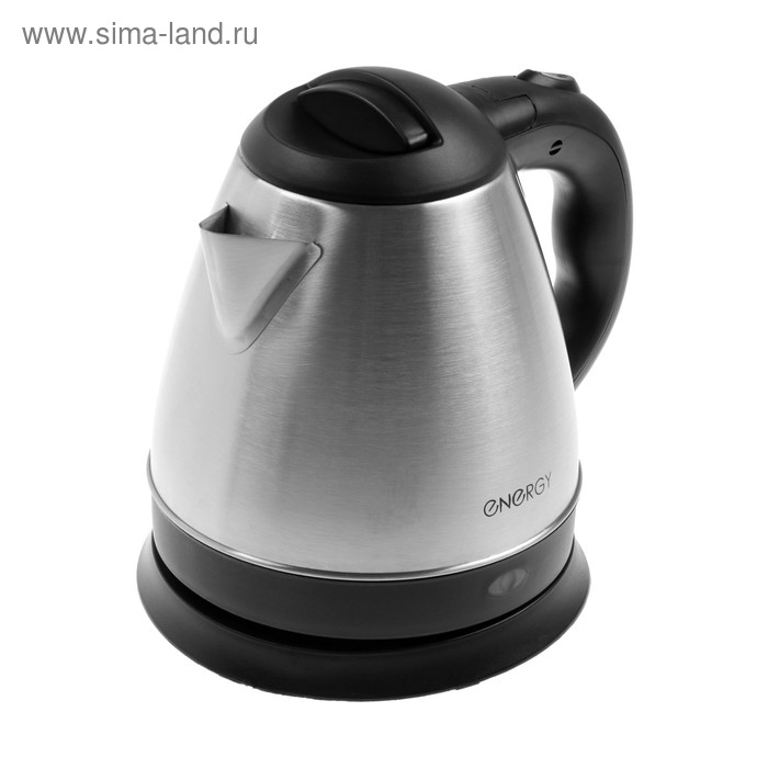 Чайник электрический ENERGY E-212, металл, 1.2 л, 1500 Вт, серебристый Чайник электрический ENERGY E-212, металл, 1.2 л, 1500 Вт, серебристый