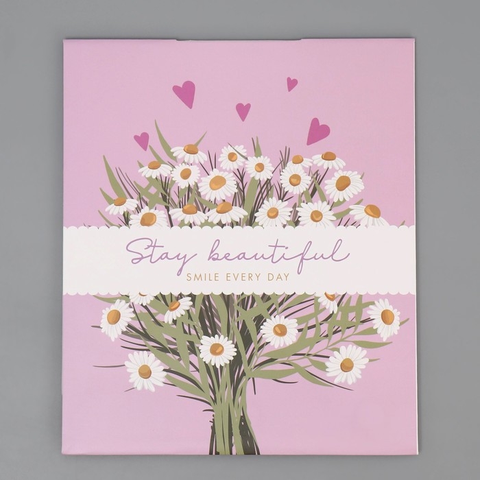 Пакет подарочный с формовым клапаном, упаковка, «Вдохновляй», 23 х 27 х 11.5 см Пакет подарочный с формовым клапаном, упаковка, «Вдохновляй», 23 х 27 х 11.5 см