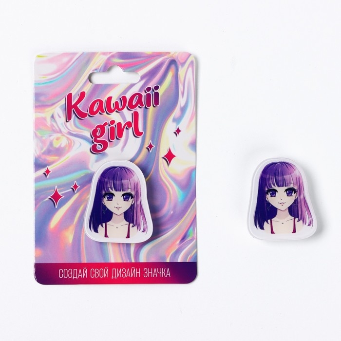 Значок Значок "Аниме", 2.5 х 3.3 см