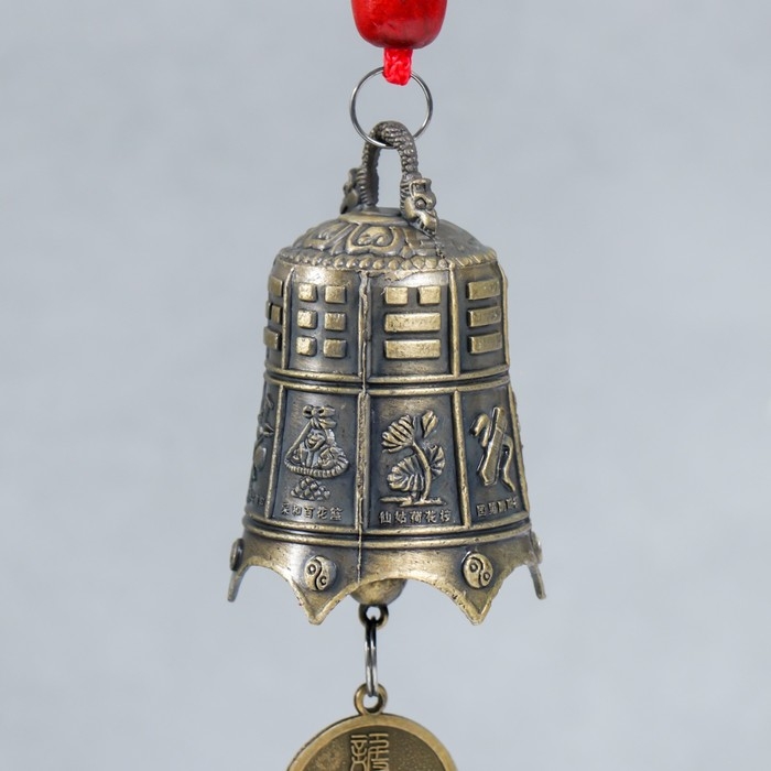 Колокольчик металл  Колокольчик металл "Колокольчик-оружие с монетой" 20х3,8х3,8 см