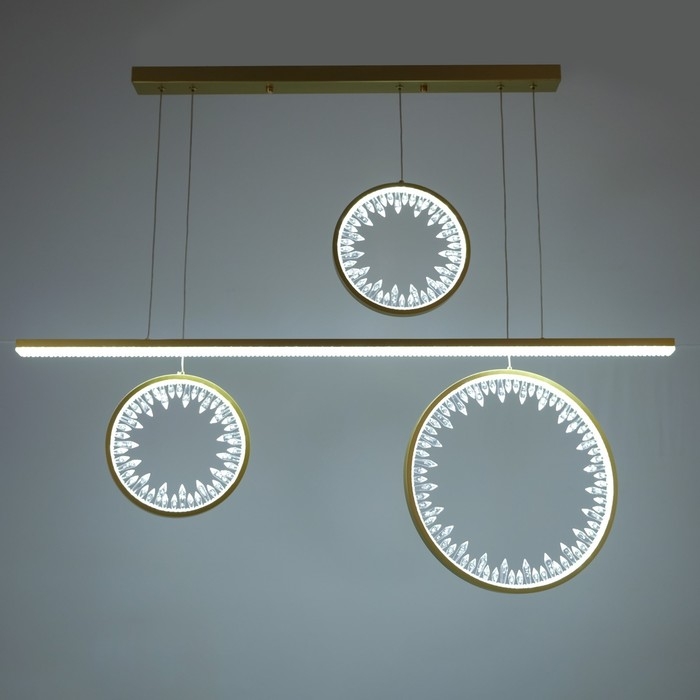 Светильник BayerLux Светильник BayerLux "Шари" LED 100Вт 4000К золото 115х10х38,5-120 см