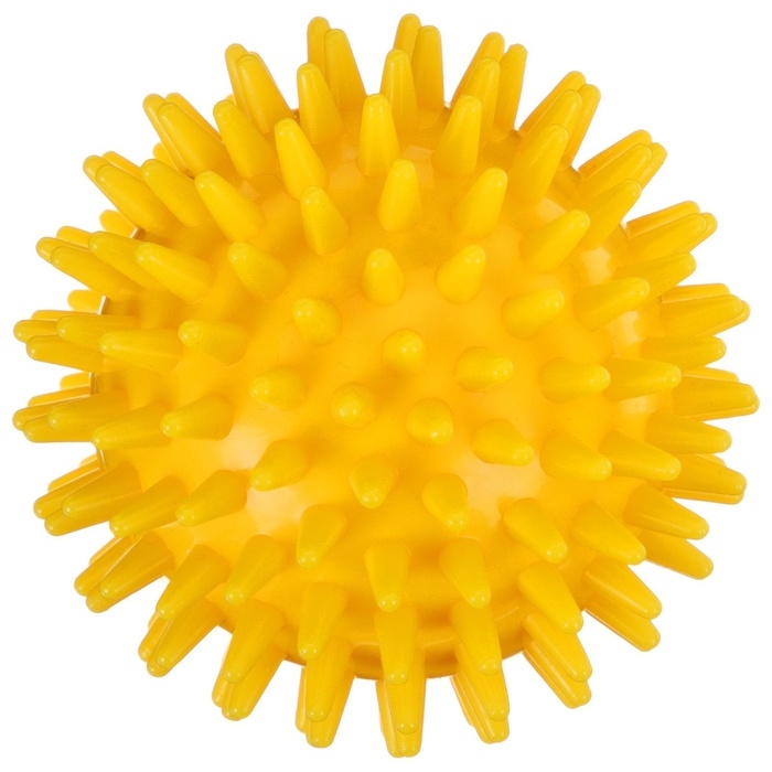 Массажёр ONLYTOP «Ёжик», d=8 см, 55 г, цвет жёлтый Массажёр ONLYTOP «Ёжик», d=8 см, 55 г, цвет жёлтый