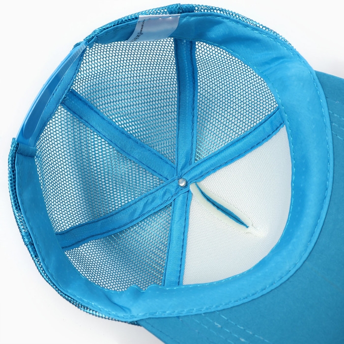 Бейсболка, цвет голубой, размер 56-58 Бейсболка, цвет голубой, размер 56-58