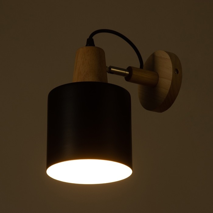 Спот  Спот "Бруни" Е27 40Вт черный 13х25х24 см