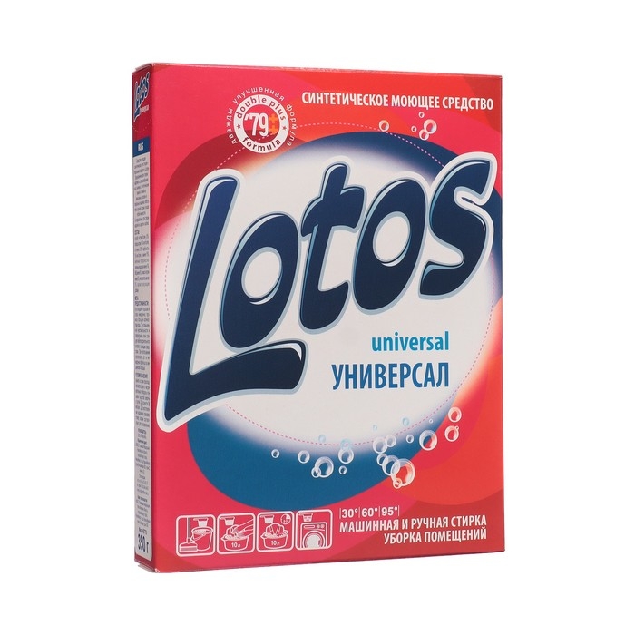 Стиральный порошок Lotos, универсальный, 350 г Стиральный порошок Lotos, универсальный, 350 г