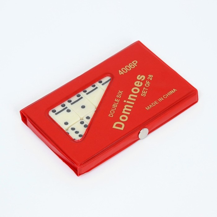 Домино  Домино "Форкас", 9 х 15 см, костяшка 4 х 2 см, красное