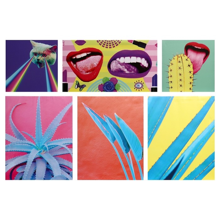 Модульная картина  Модульная картина "На стиле" 114х70 см (30х30, 30х30, 38х47, 38х47, 38х47, 54х30) 114х70 см