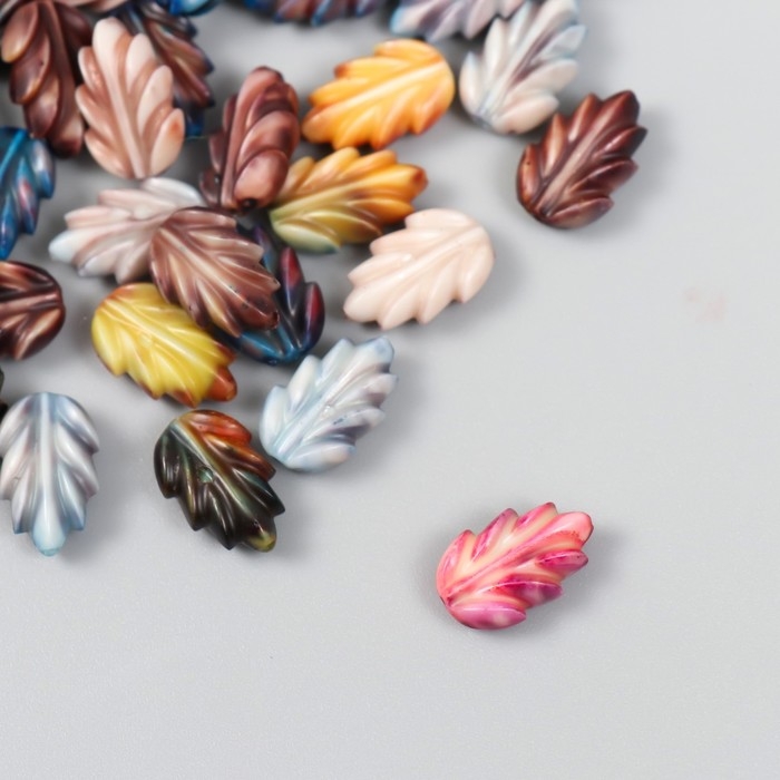 Бусины для творчества Бусины для творчества "Винтаж. Листочки" набор 15 гр 0,4х0,9х1,4 см