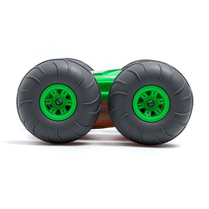 Машина-перевёртыш радиоуправляемая «Монстр», работает от аккумулятора, цвет жёлтый Машина-перевёртыш радиоуправляемая «Монстр», работает от аккумулятора, цвет жёлтый