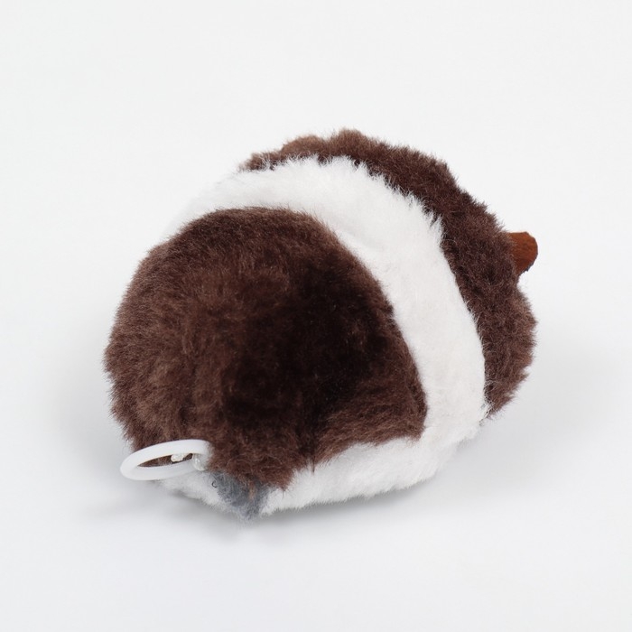 Игрушка вибрирующая, 5 см, бело-коричневая Игрушка вибрирующая, 5 см, бело-коричневая