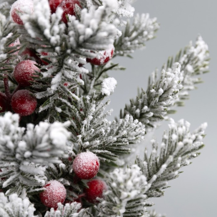 Фигура светодиодная «Зимняя хвоя» 35 x 27 x 27 см, 20 LED, батарейки AG13x3 (в комплекте), свечение тёплое белое Фигура светодиодная «Зимняя хвоя» 35 x 27 x 27 см, 20 LED, батарейки AG13x3 (в комплекте), свечение тёплое белое