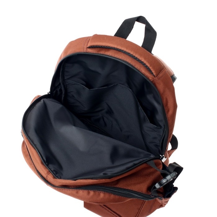 Рюкзак молодёжный Stavia, 40 х 28 х 18 см, эргономичная спинка, Stavia  Рюкзак молодёжный Stavia, 40 х 28 х 18 см, эргономичная спинка, Stavia "Город-1", коричневый