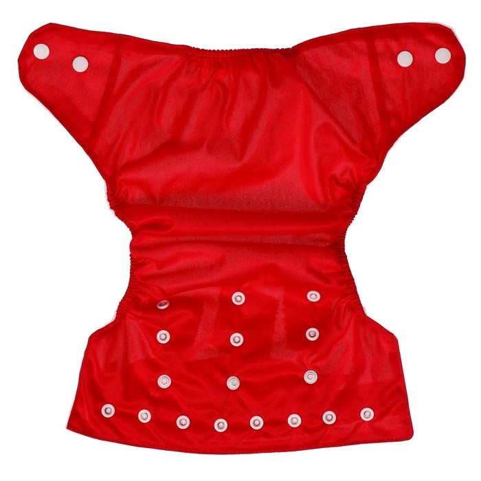 Многоразовый подгузник, 3-15 кг, цвет красный, Крошка Я Многоразовый подгузник, 3-15 кг, цвет красный, Крошка Я