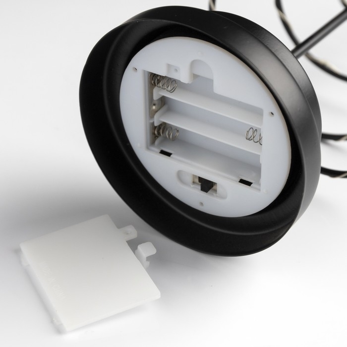 Светодиодная фигура «Ёлка чёрная» 12 × 25 × 12 см, металл, батарейки АААх3 (не в комплекте), свечение тёплое белое Светодиодная фигура «Ёлка чёрная» 12 × 25 × 12 см, металл, батарейки АААх3 (не в комплекте), свечение тёплое белое