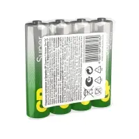 Батарейка алкалиновая GP Super, AAA, LR03-4S, 1.5 В, спайка, 4 шт.